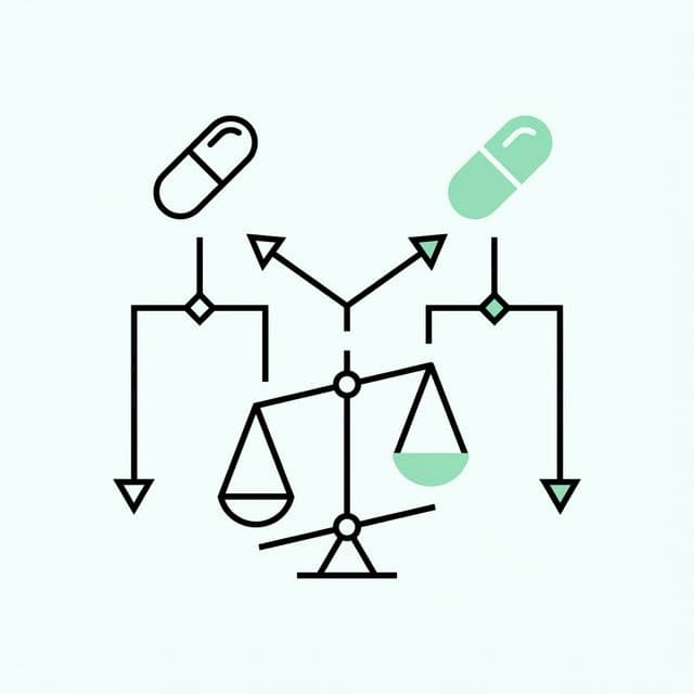 Dutasteride vs finasteride decision scale