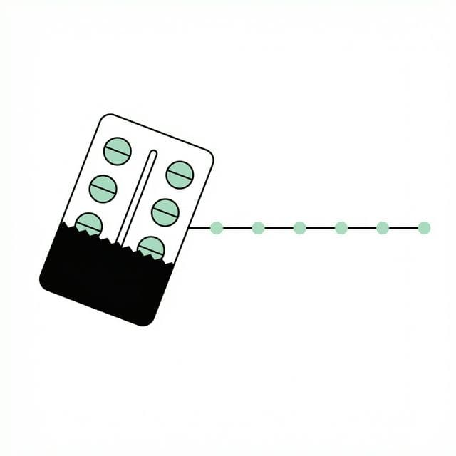 Pill blister pack timeline