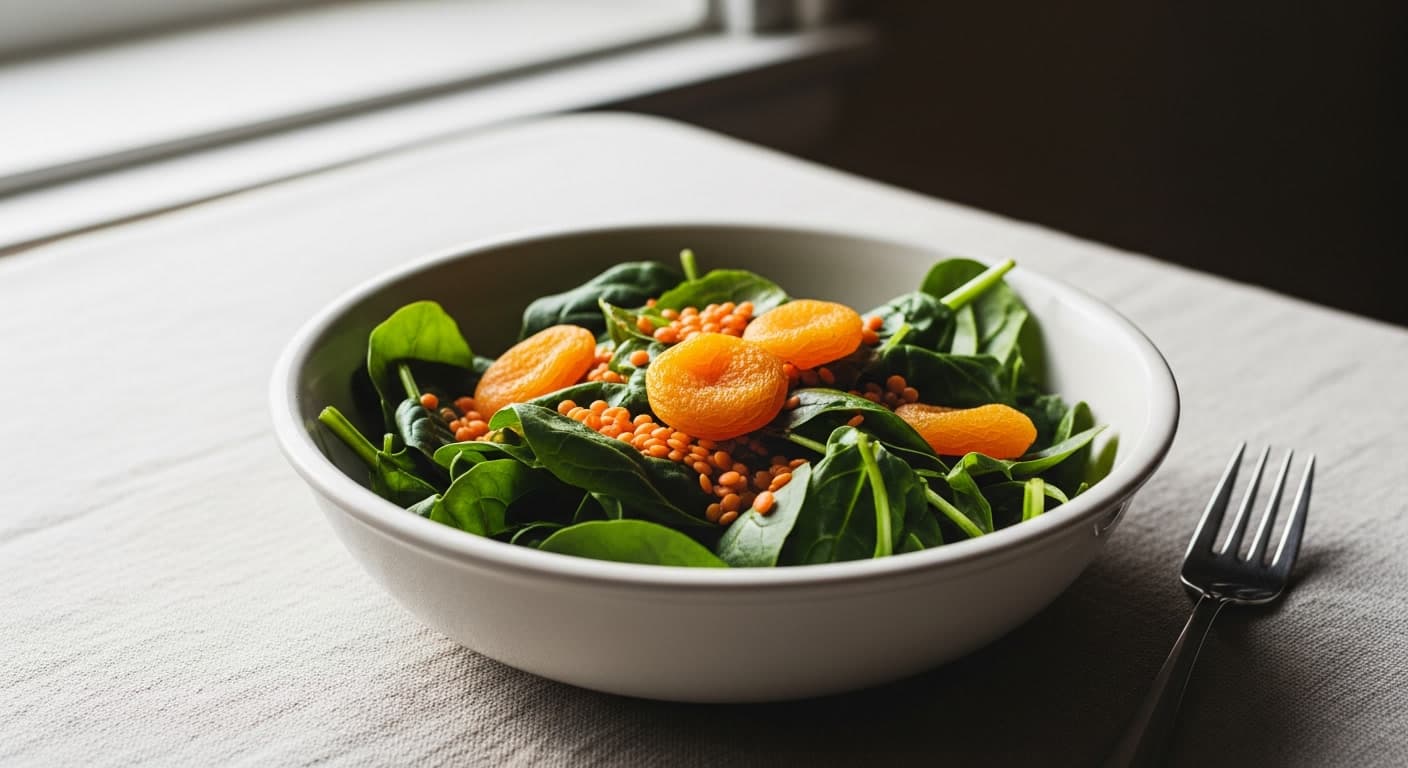 Iron-rich foods representing dietary sources for hair health