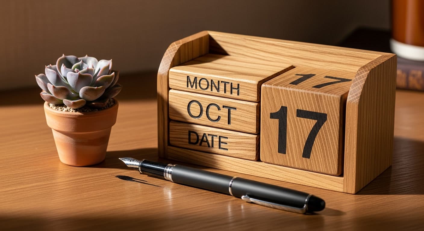 Calendar blocks representing twelve months of structured hair tracking