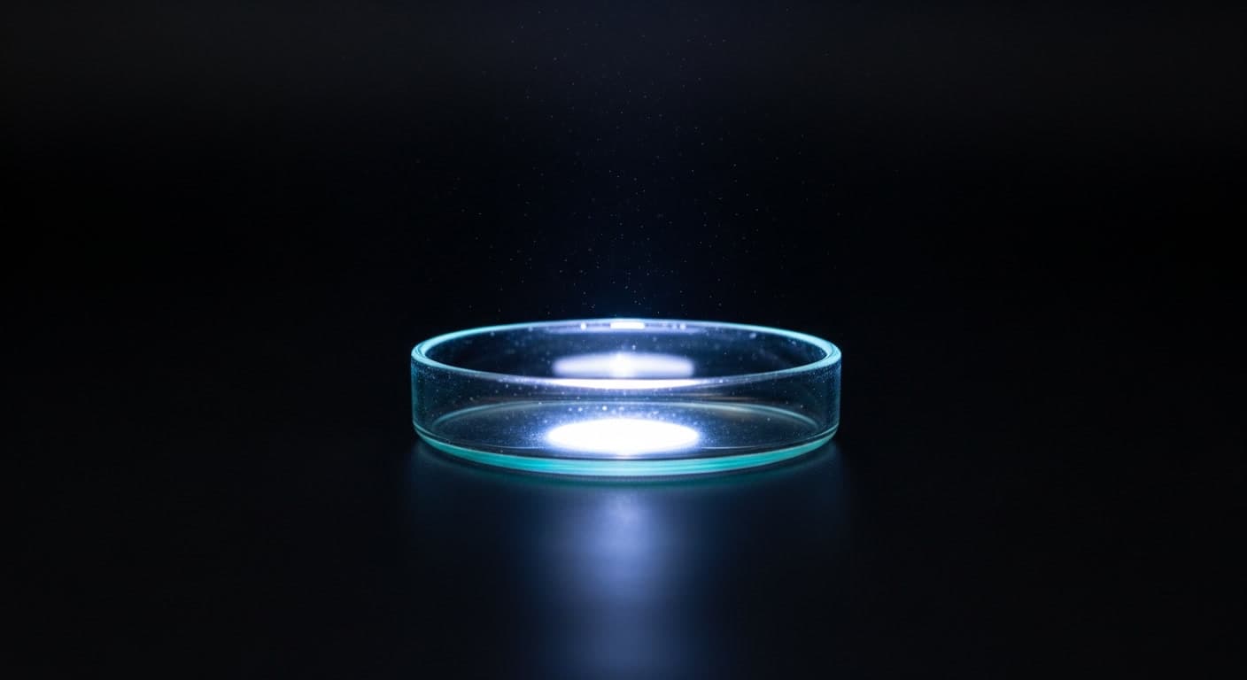 Sprout emerging from soil representing regenerative hair loss research